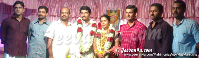 VIPINDAS MANJUSHA wedding ceremony